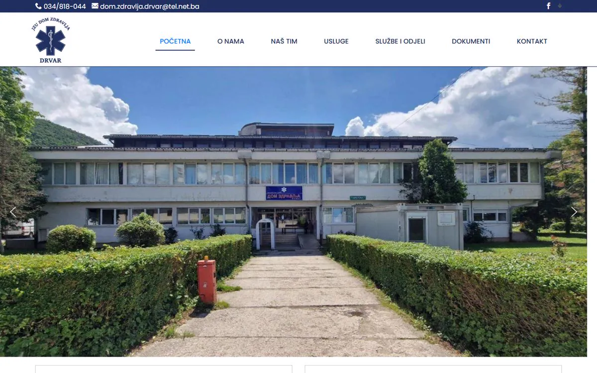 Sajt Doma zdravlja Drvar