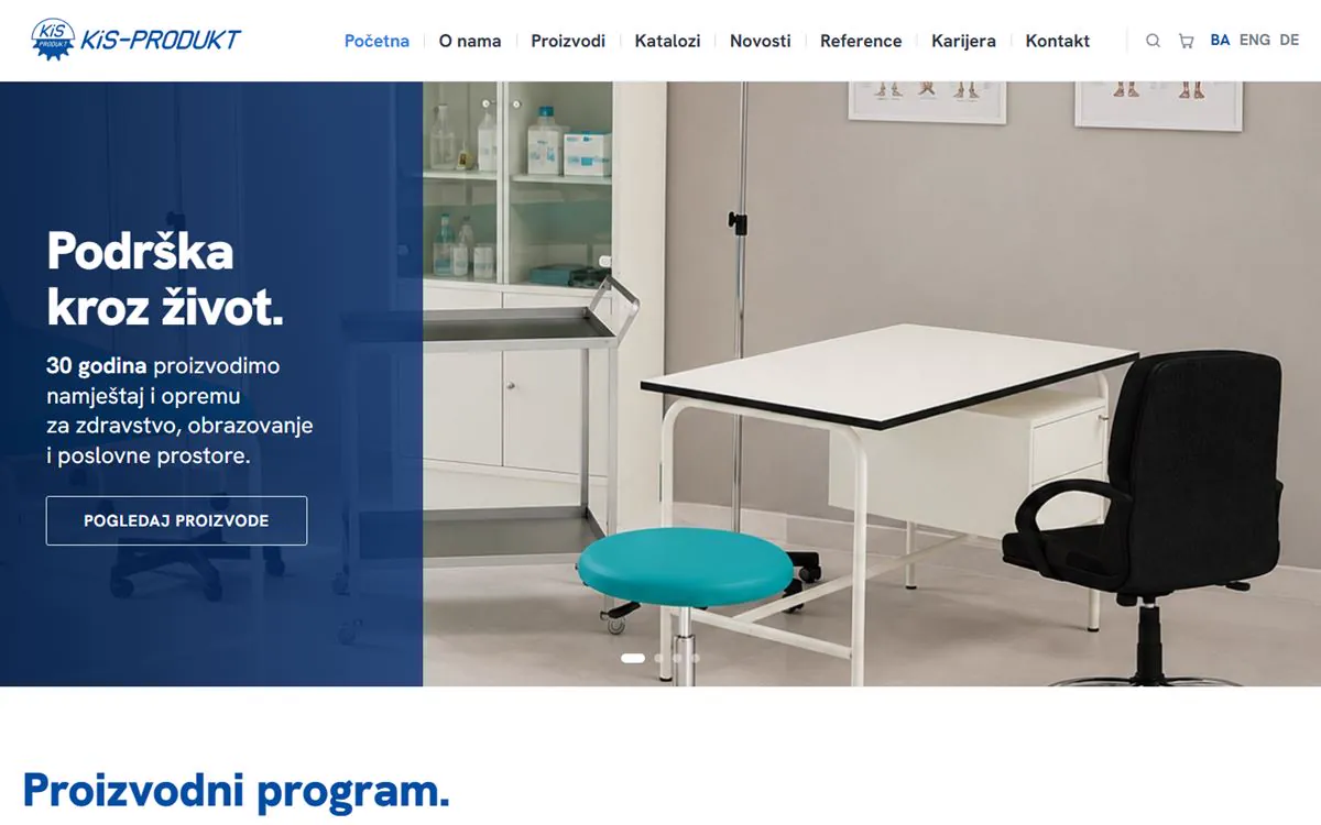 Web shop Kis produkt